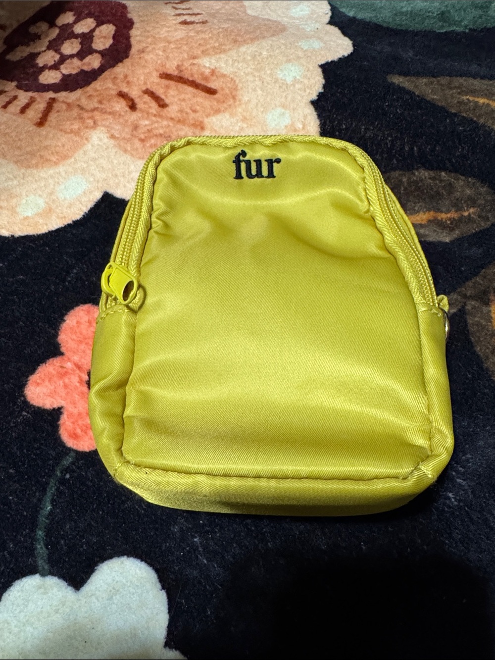 Yellow Fur Brand Pouch